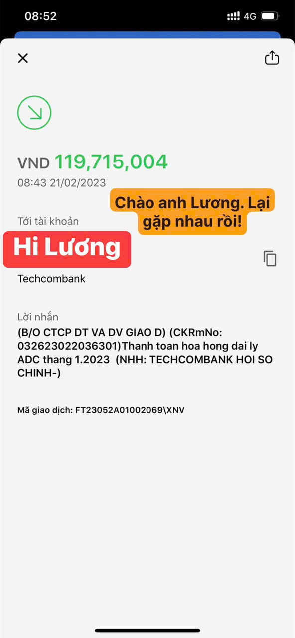 Bằng chứng thu nhập