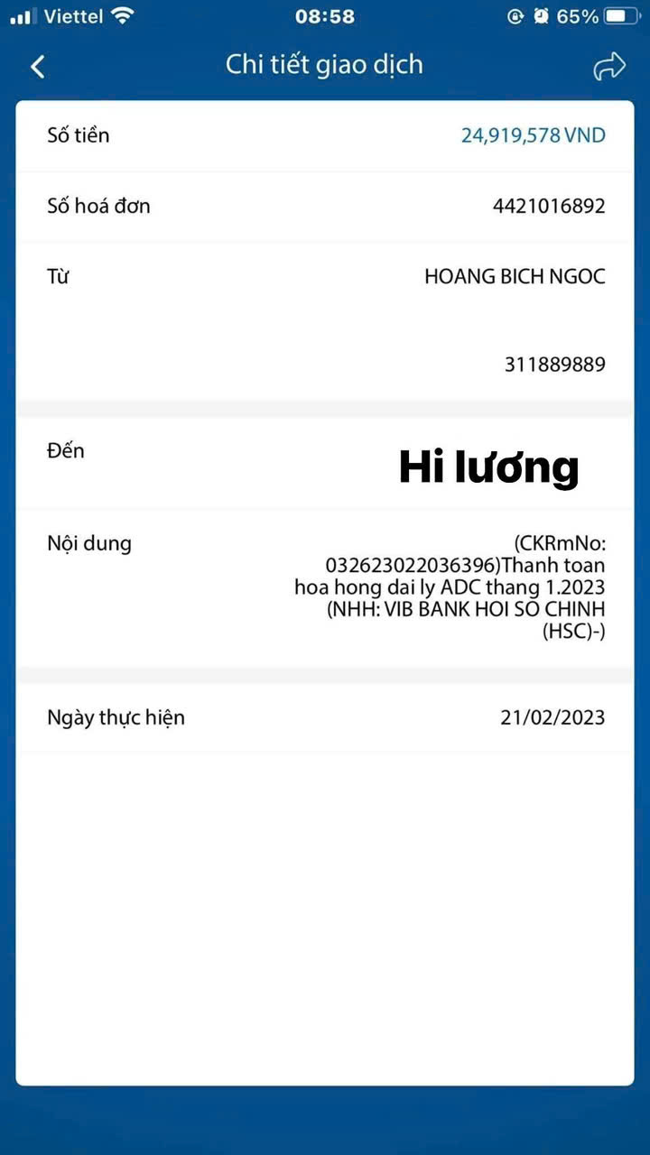 Bằng chứng thu nhập