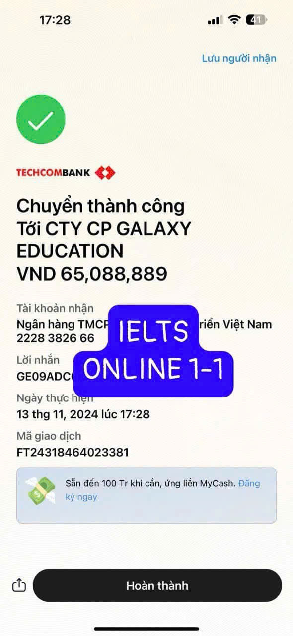 Bằng chứng thu nhập