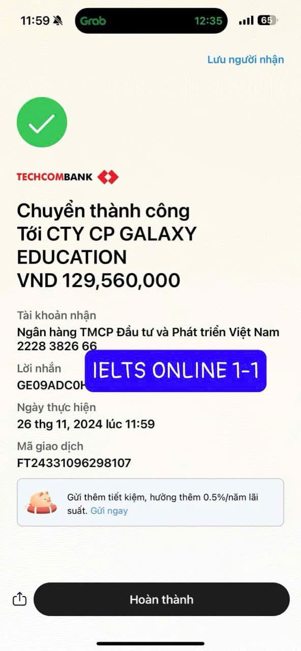 Bằng chứng thu nhập