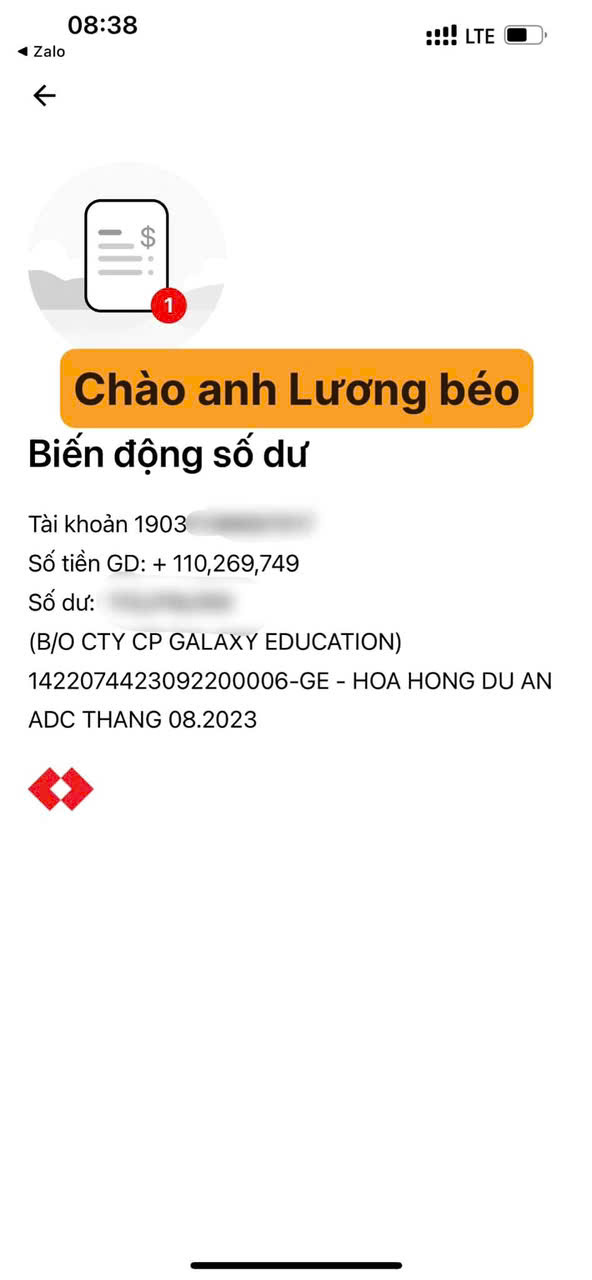 Bằng chứng thu nhập